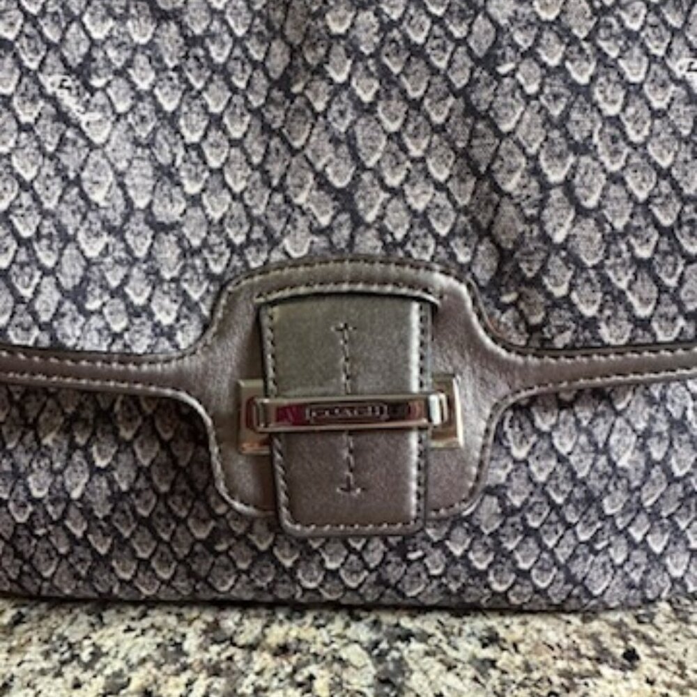 Coach Snake Print Taylor Snake Print Crossbody - image 2